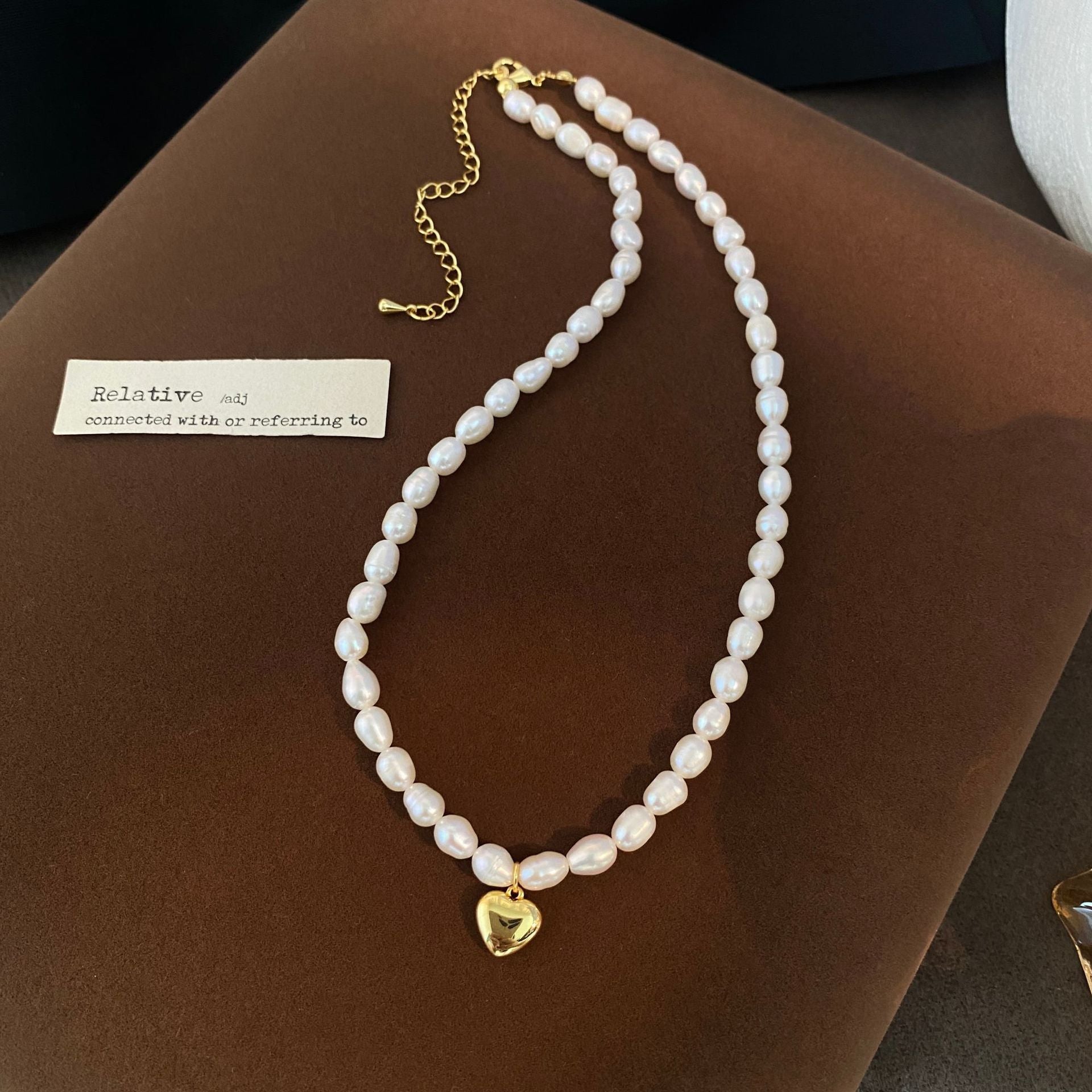 Women's Natural Pearl Necklace French Retro