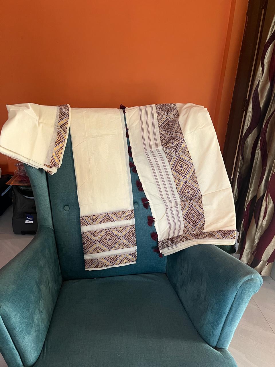 Chadar-Mekhela Blouse Cotton