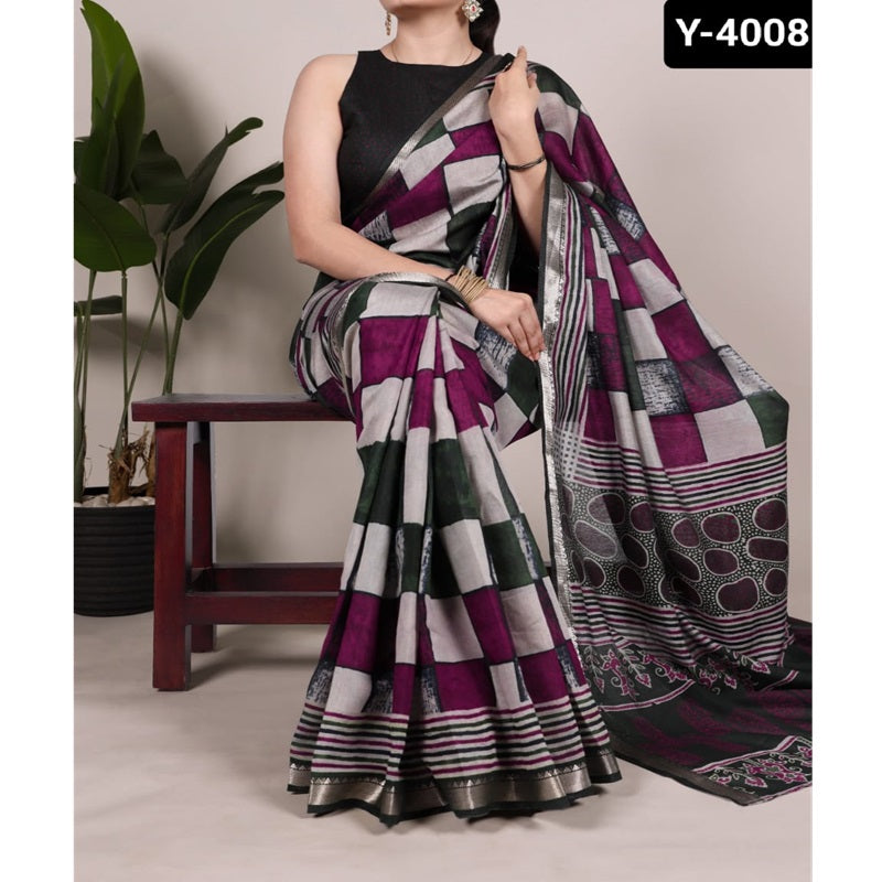 COTTON PRINT SAREE