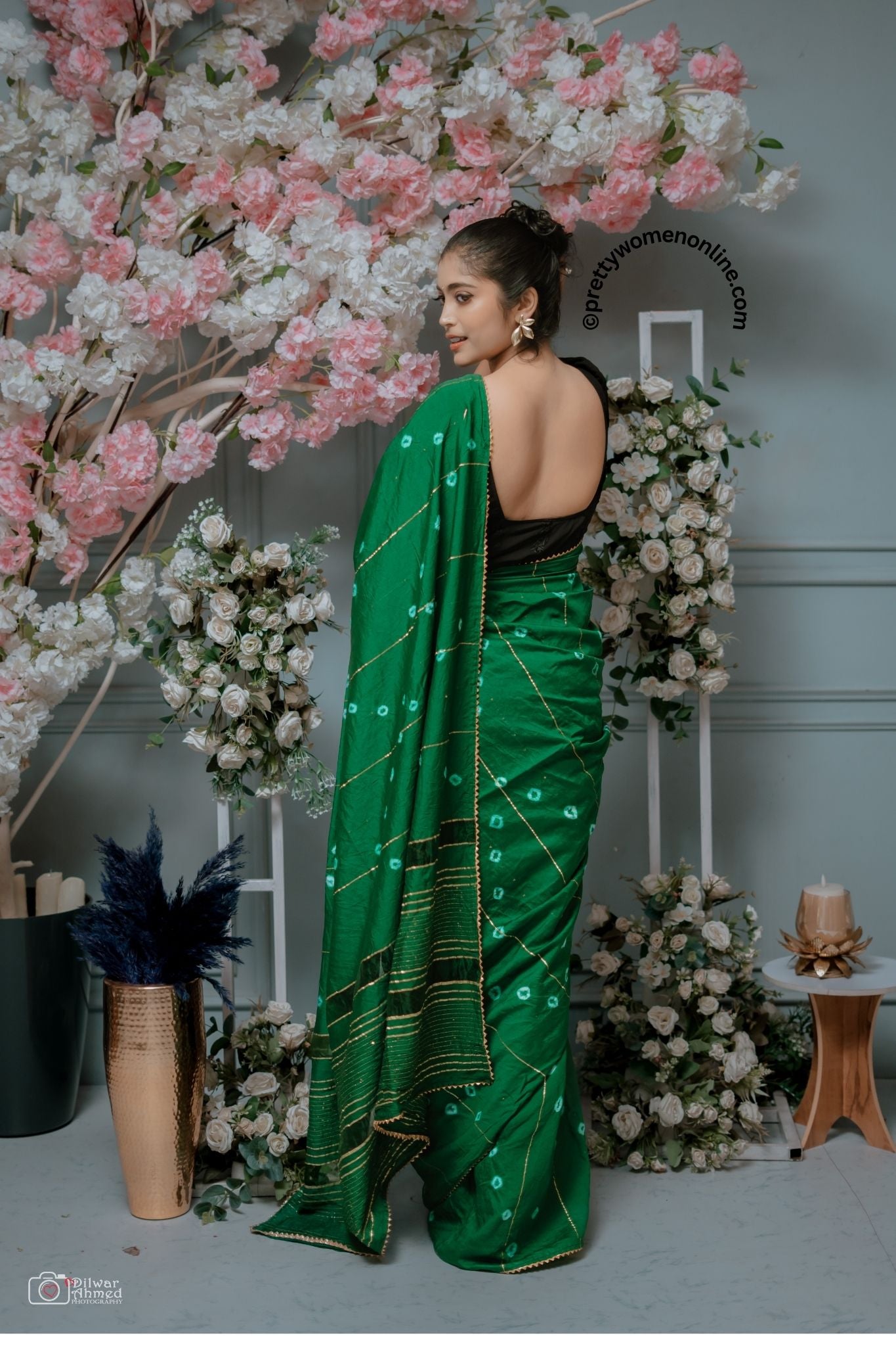 COTTON PRINT WORK SAREE