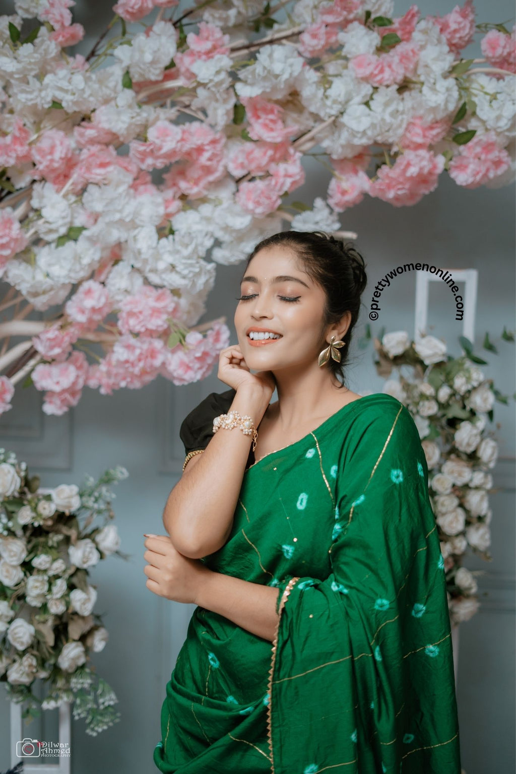 COTTON PRINT WORK SAREE